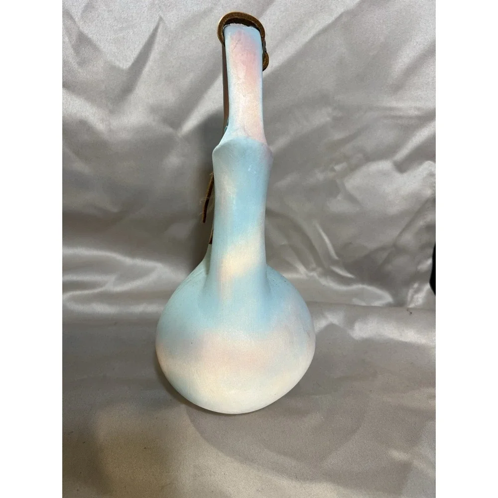 STUNNING 10.5 Mexican Pottery Wedding Vase‎ Beautiful colors (2432)